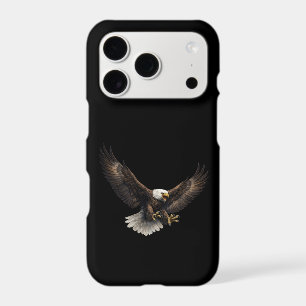 Majestic Bald Eagle In Flight Wildlife Black 