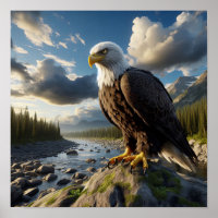 Majestic Bald Eagle in Untamed Wilderness