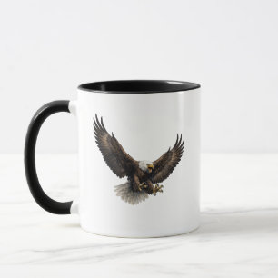 Majestic Bald Eagle Two-Tone Coffee Mug