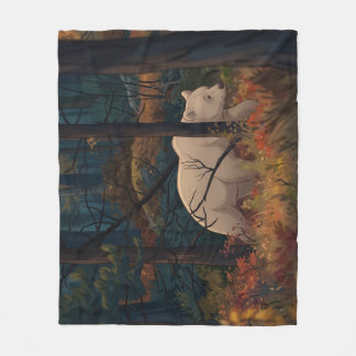 MAJESTIC BEAR FLEECE BLANKET