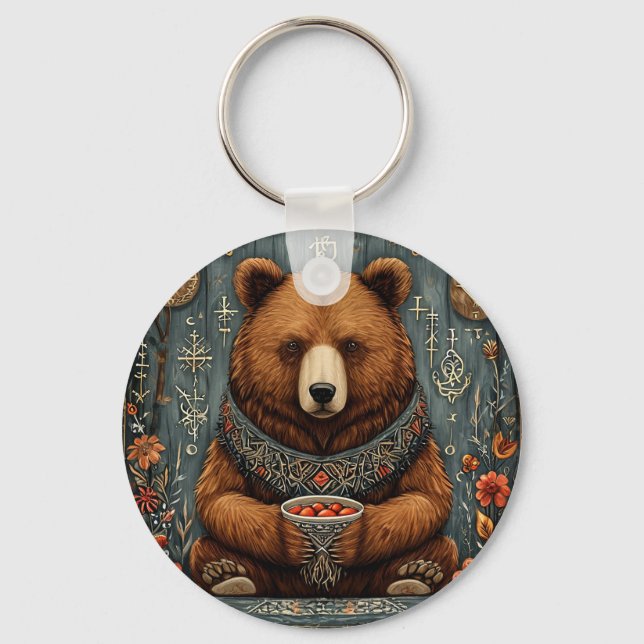 Majestic bear keychain (Front)