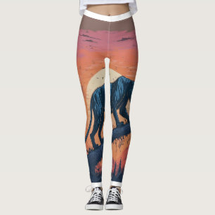 Majestic black panther leggings