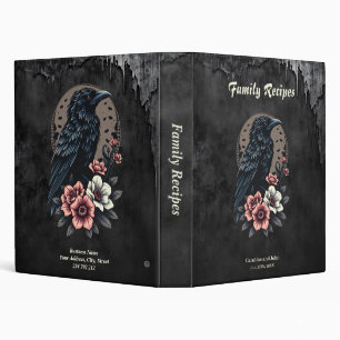 Majestic black raven binder