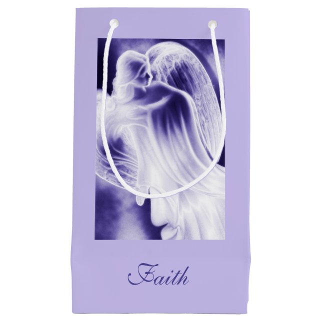 Majestic Blue Angel Small Gift Bag (Front)