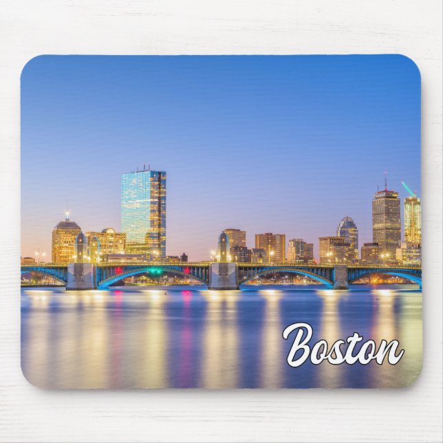 Majestic Boston, Massachusetts, USA Mouse Pad (Front)