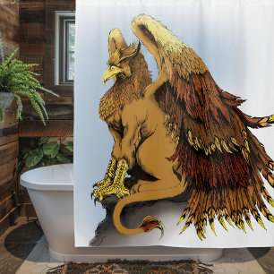 Majestic Brown Griffin Mythical Creature