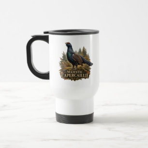 Majestic Capercaillie Art Travel Mug