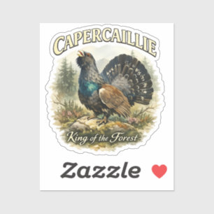 Majestic Capercaillie Watercolor Illustration