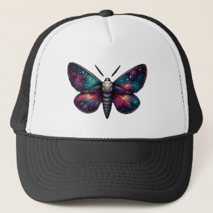 Majestic Celestial Moth - Space Mystic Trucker Hat