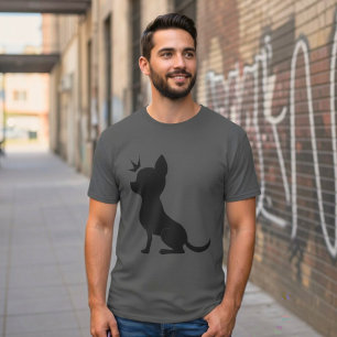 Majestic Chihuahua Crown, Funny Dog Lover T-Shirt