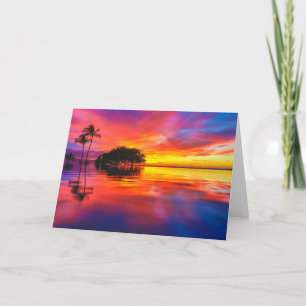 Majestic Clouds & Reflection Card