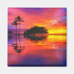 Majestic Clouds & Reflection Magnet