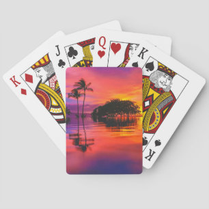 Majestic Clouds & Reflection Playing Cards