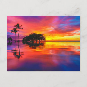 Majestic Clouds & Reflection Postcard