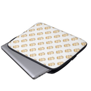 Majestic Cuddly Cat with a Crown Laptop Sleeve
