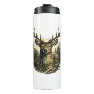 Majestic Deer Forest Adventure Nature/ Watch Thermal Tumbler