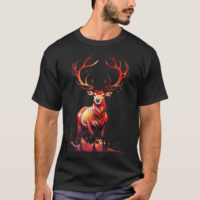 Majestic Deer T-Shirt (Front)