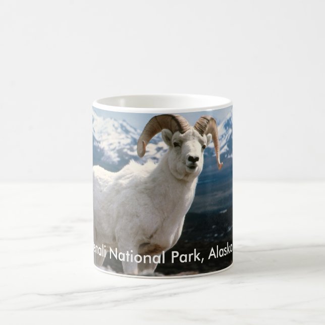 Majestic, Denali National Park, Alaska Coffee Mug (Center)