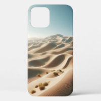 Majestic Desert Sand Dunes Landscape - Warm Beige