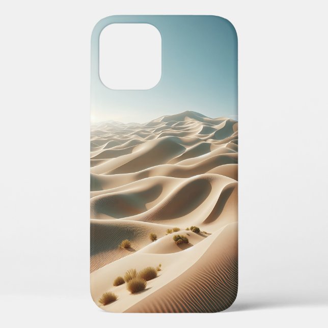 Majestic Desert Sand Dunes Landscape - Warm Beige  Case-Mate iPhone Case (Back)