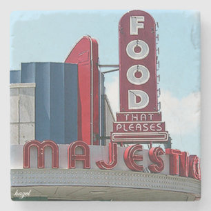 Majestic Diner Atlanta, Majestic Diner, Majestic  Stone Coaster