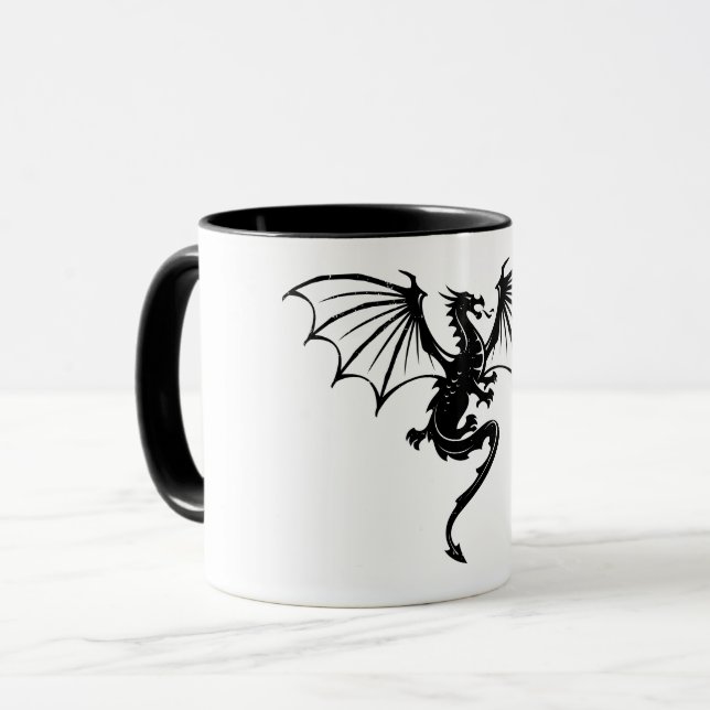 Majestic Dragon Mug (Front Left)
