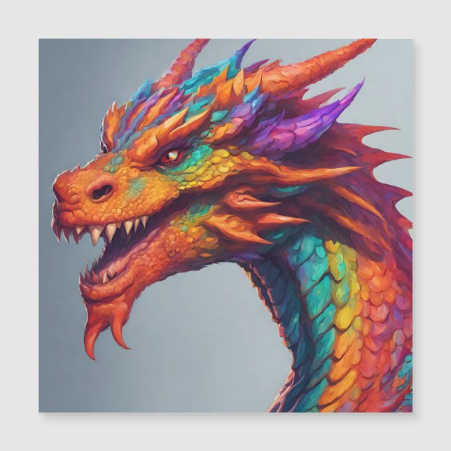 Majestic Dragon Portrait (Front)
