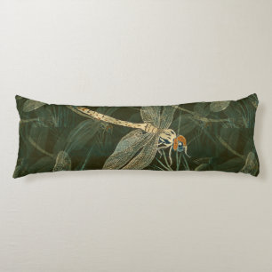 Majestic Dragonfly Pattern Body Pillow