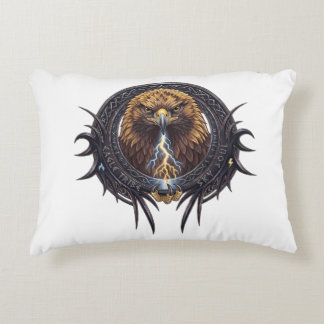 Majestic Eagle Crest Mythological Native Style  Accent Pillow