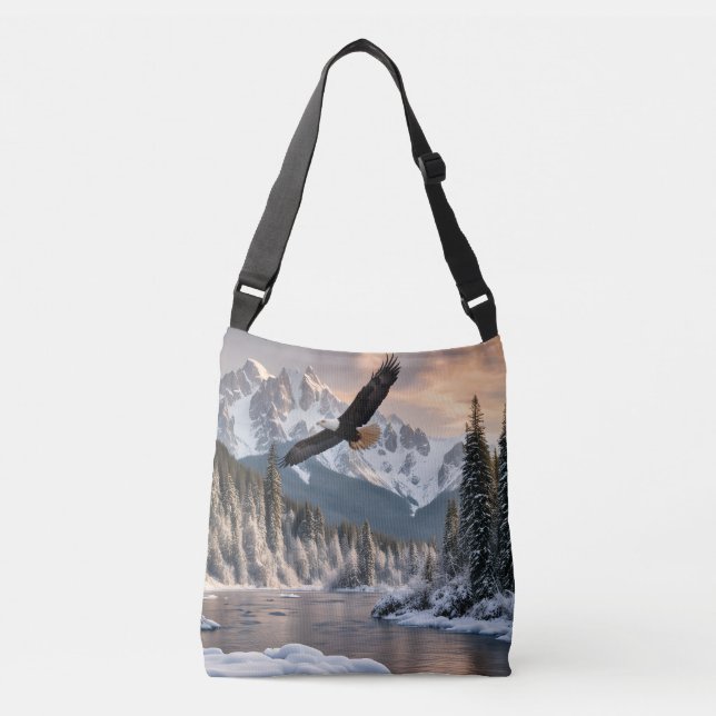 Majestic Eagle Crossbody Bag (Front)