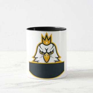 Majestic Eagle Crown Logo Coffee Mug
