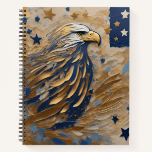 Majestic Eagle: Emblem of Heritage Notebook