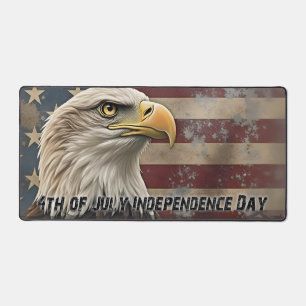 Majestic Eagle & Flag – Spirit of Freedom Desk Mat