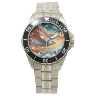 Majestic Eagle Fly Like An Eagle Fantasy Art Watch
