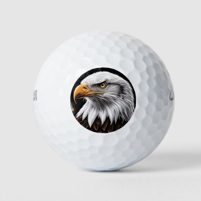 Majestic Eagle Golf Ball Design (Front)