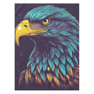 Majestic Eagle in vibrant Colours Tablecloth