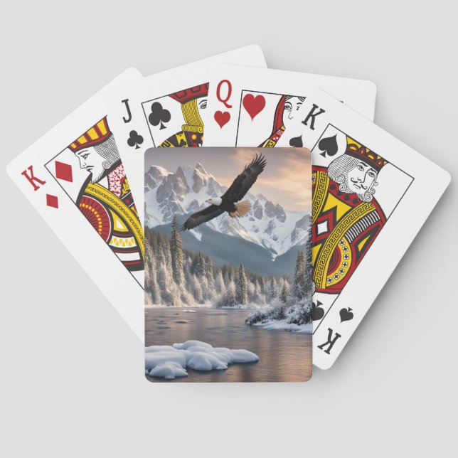 Majestic Eagle Playing Cards (Back)