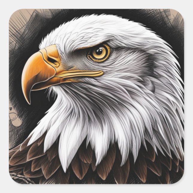 Majestic Eagle Sticker (Front)