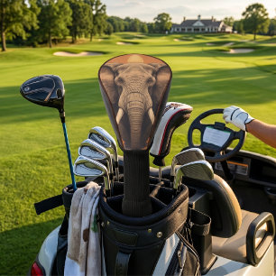 Majestic Elephant Golf Head Cover