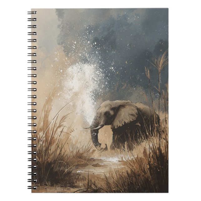 Majestic Elephant Notebook (Front)