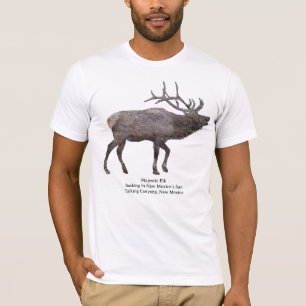 Majestic Elk Basking in New Mexico's Sun T-Shirt