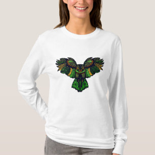 Majestic Emerald Owl T-Shirt