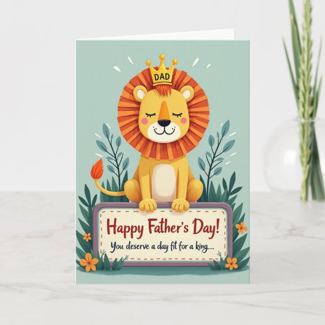 Majestic Fathers Day Art Card (Front)