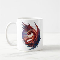 Majestic Fire Dragon - Epic Fantasy