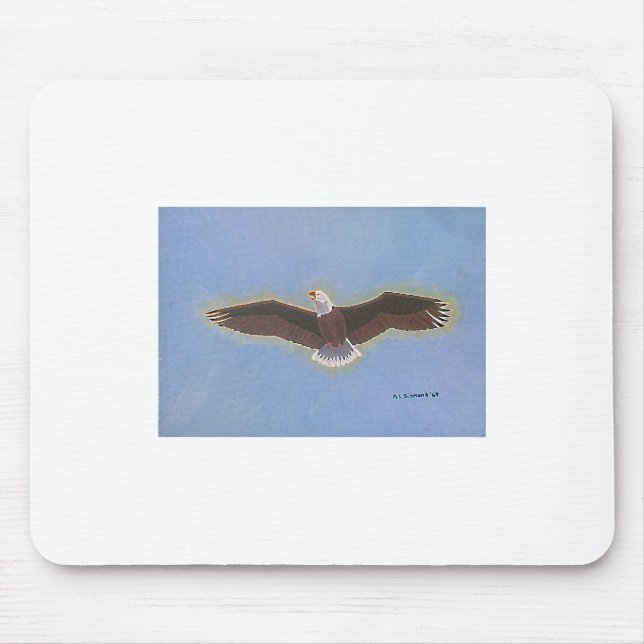 Majestic Flight Mouse Pad (Front)