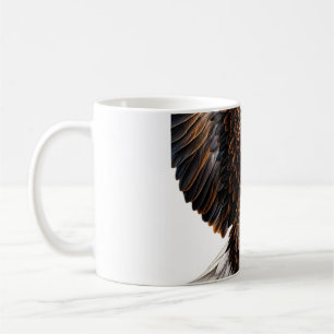 Majestic Flying Bald Eagle Graphic  Coffee Mug