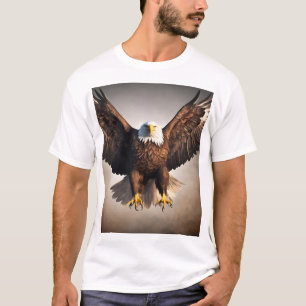 Majestic Flying Eagle Design – Bold and Powerful T-Shirt