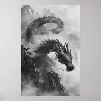 Majestic Flying Eagle Poster with Intricate Detail