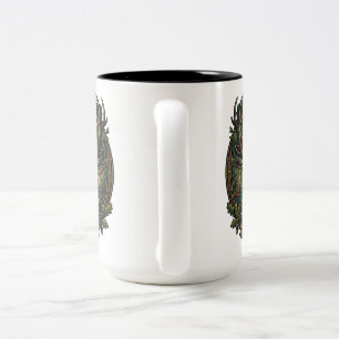 Majestic Forest Stag Nature Wildlife Art Two-Tone Coffee Mug