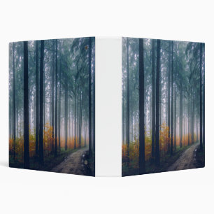 Majestic Forest Tree Lined Path Binder